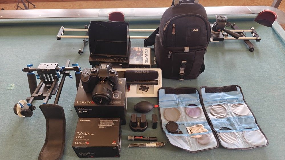 Video Recording Bundle, All Accessories And GH5 DSLR Camera