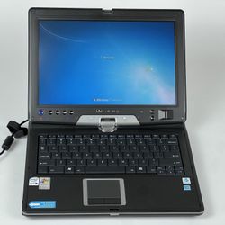 Gateway Tablet PC Laptop TB120 Convertible Wacom Stylus Core 2 Duo 2GB RAM Vntg