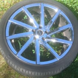 Two 20" Rims Needs New Tires