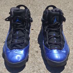 Nike Air Jordan 6 Rings 'Foamposite' Black Royal Men Size 13
