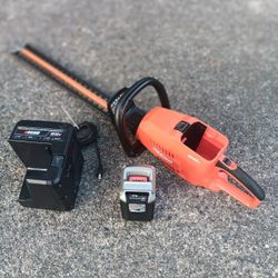 Echo CHT-58V 56volt 24in Headge Trimmer. Excellent Con 4.0 Bat & Charg. Many Other Tools. For Pick Up Fremont Sea. No Low Ball/Trades Please 