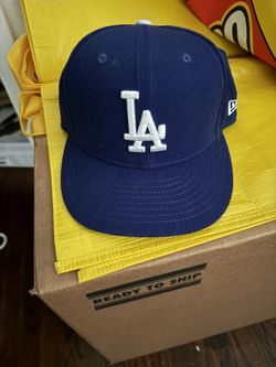 Blue Dodgers Fitted Hat