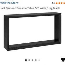 Black Wooden Consule  Table 