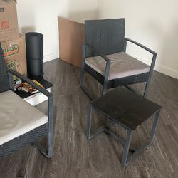 Out Set For Two Table And Chairs 