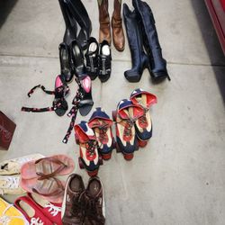 Various Women's Shoes Heels Boots