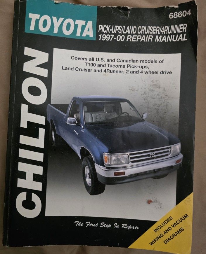 Chilton's Toyota Pick-ups/Land Cruiser/4Runner 1997-00 Repair Manual
