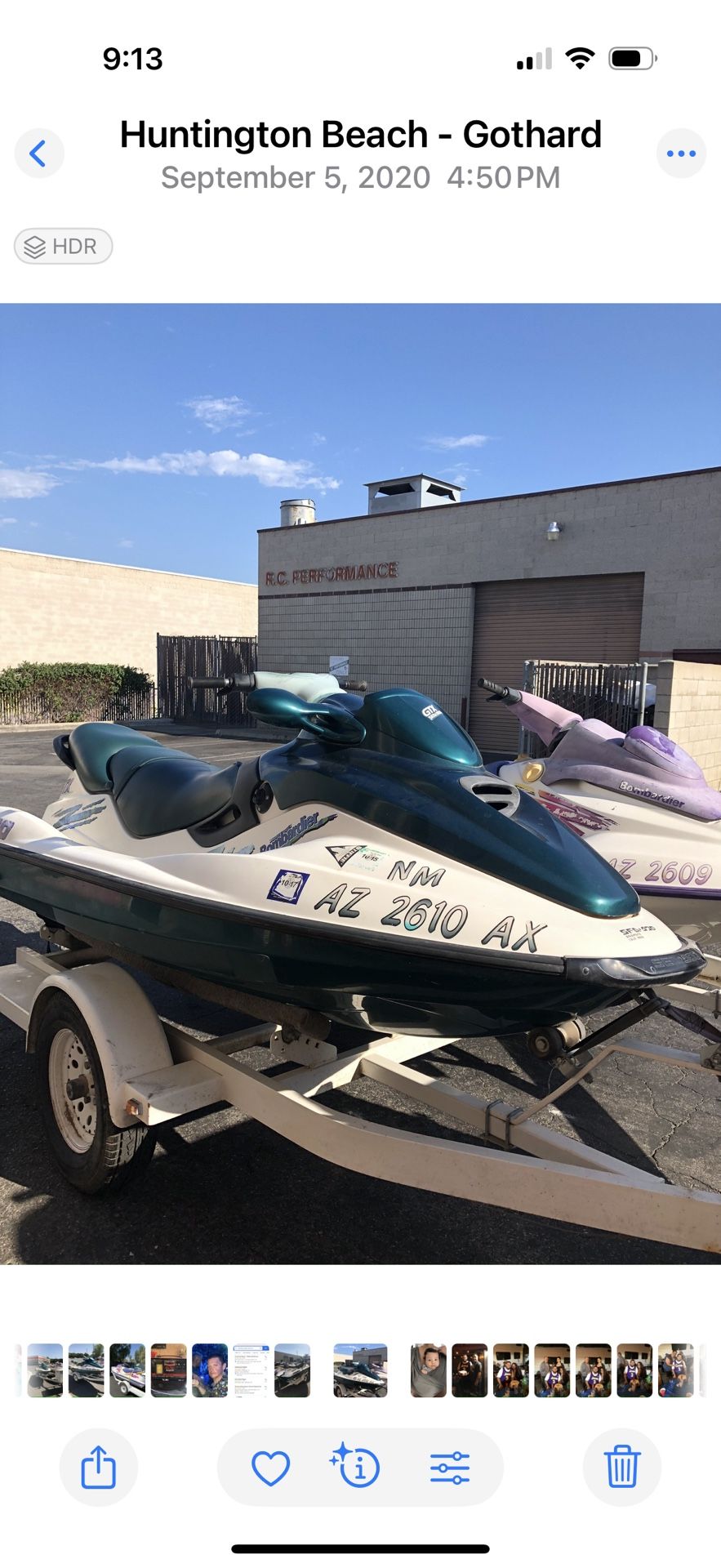 1997 Jet Skis Bombardier SEA DOO’s