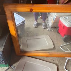 Nice Wooden Mirror