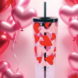STARBUCKS💗Limited Edition 💕🥤❤️VALENTINES collection ❤️🥤💕24.oz Cold cup    