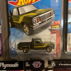 Hotwheels 78 Dodge Red Express Treasure Hunt 