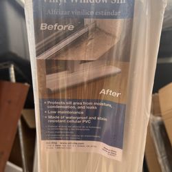 6- Sill-Rite Standard Streamline 4 in. x 72 in. x 1 in. Vinyl Window Sill