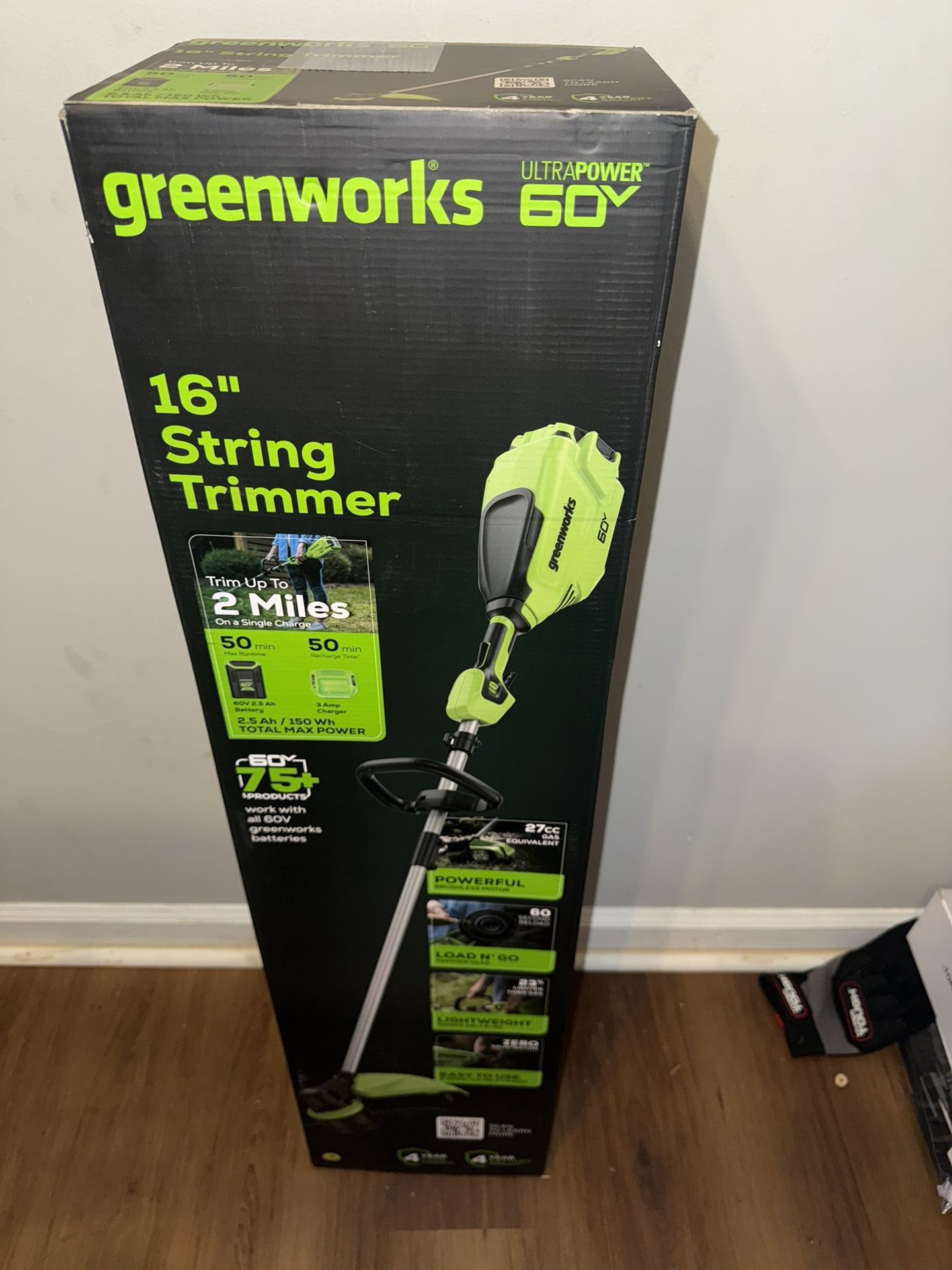 Greenworks 16in string Trimmer