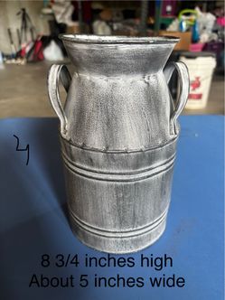 Galvanized Milk Can