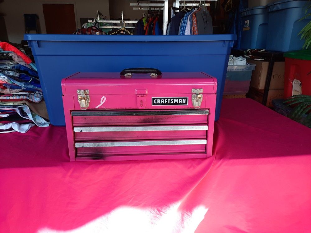 Craftsman Pink Toolbox