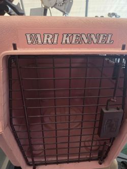 Pink cat carrier