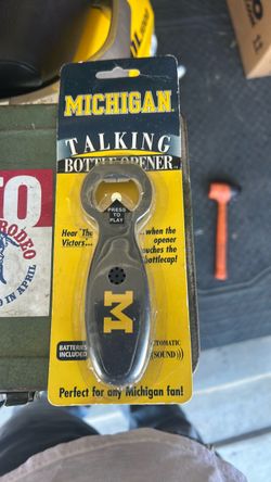 Michigan Talking Bottle Opener