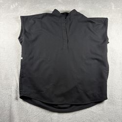 Figs Technical Collection Rafaela Women’s Small Black Oversized Scrub Top #2A