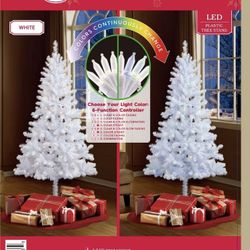 New 6.5 Feet Pre-Lit Christmas Tree