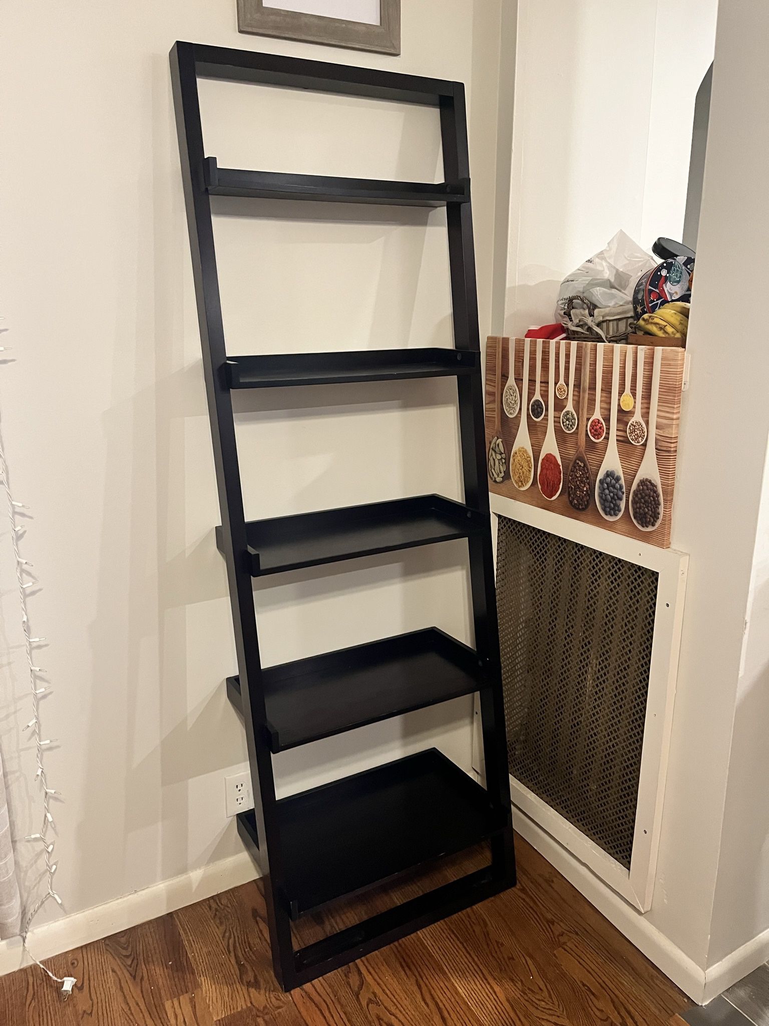 Solid Wood Ladder Book Shelf