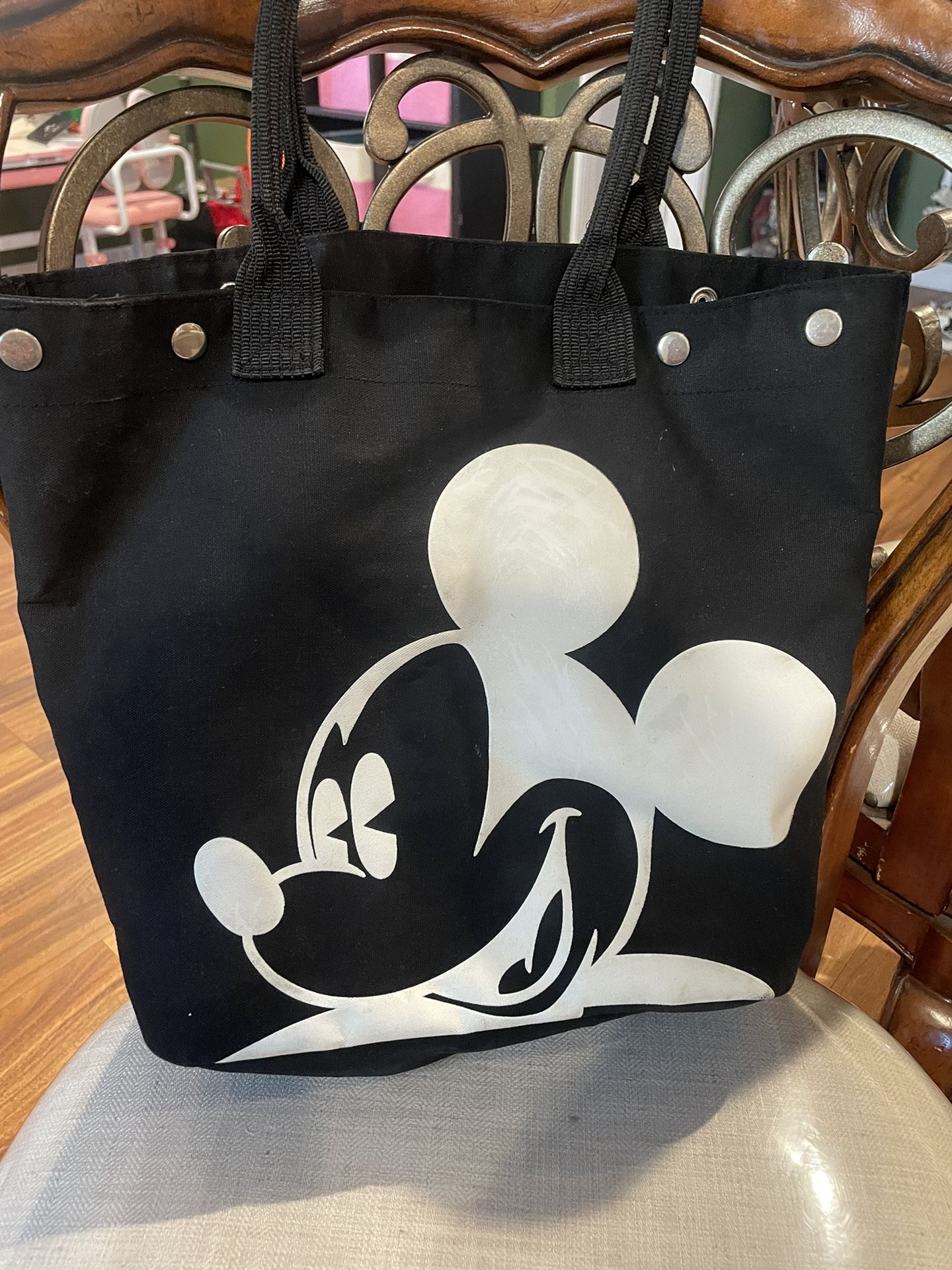 Disney Parks Mickey Mouse Black And White Tote Bag