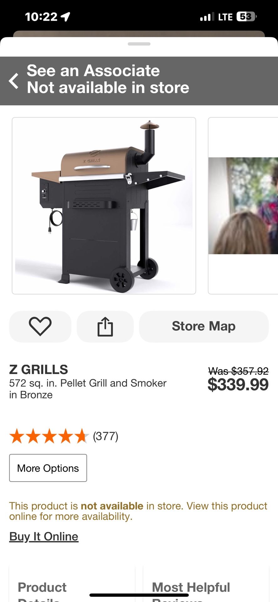 Z GRILLS 572 sq. in. Pellet Grill and Smoker in Bronze