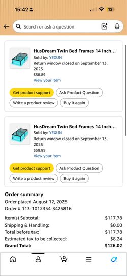 2 light up led bed twin size with mattress