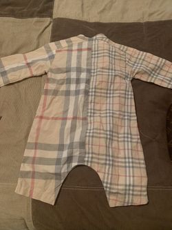 Baby Burberry onesie