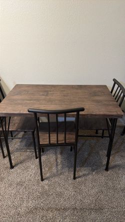 Table and chairs