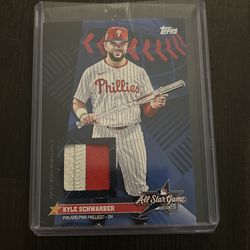 Kyle Schwarber relic card 05/10