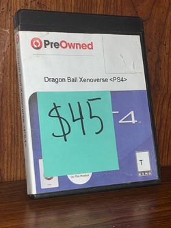 PlayStation 4 & 5 video game ps4 ps5 dragon ball z anime manga xenoverse