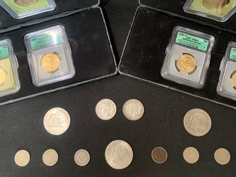 Mixed US Coin Collection with ICG Graded Slabs