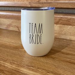 Rae Dunn Team Bride Insulated Wine Glass Tumbler Travel To Go Cup