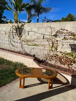 Vintage MCM Postmodern Lou Hodges style coffee table