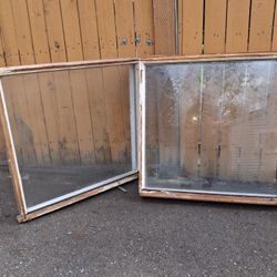 Doublepane Windows 36x36 Wood 