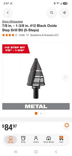 Milwaukee Step Bit