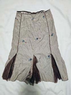 Women's silk skirt