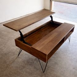 Solid Wood Lift Top Coffee Table