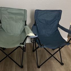 2 Foldable Outdoor Chairs  for $15