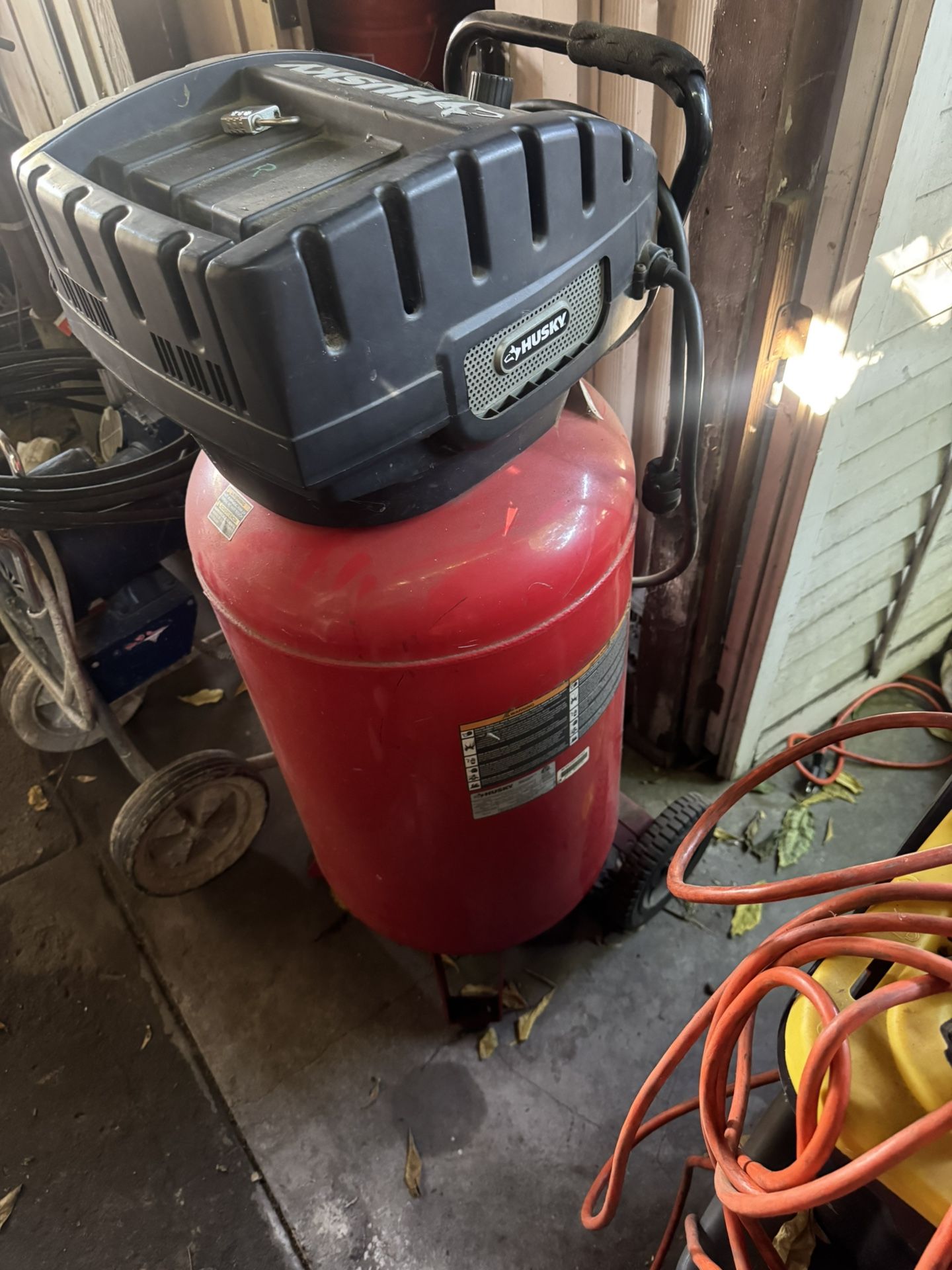 Husky 33 gallon air compressor