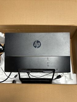 HP Computer Monitor with Stand and Cables