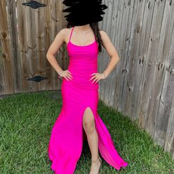 Hot Pink Prom/Party Dress