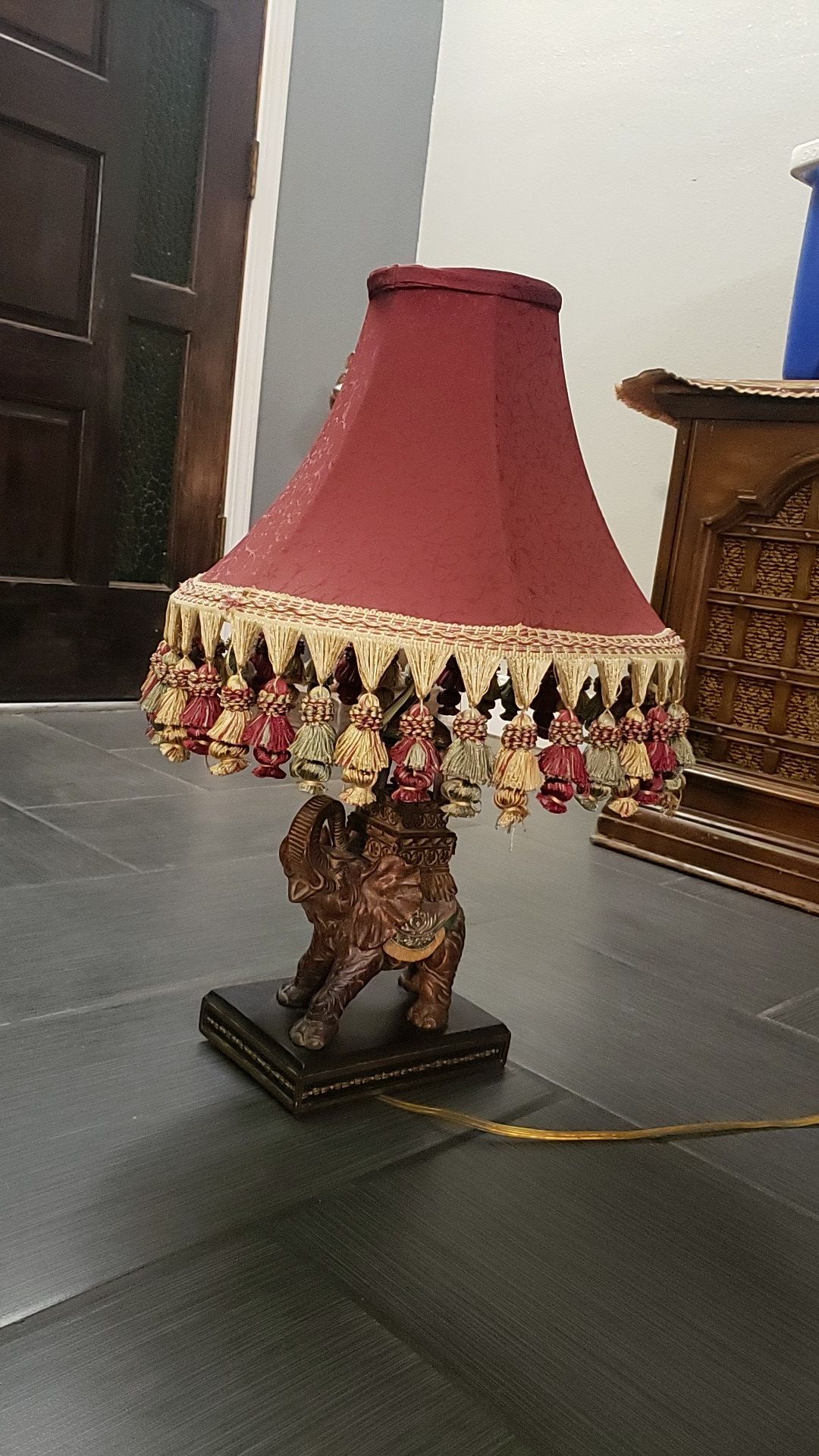 Vintage elephant lamp