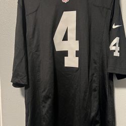 Raiders XL Jersey (#4 Derek Carr) 