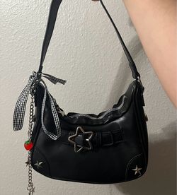 Black Kawaii Mini Purse