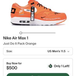 MENS Nike Air Max 1 Size 8.5