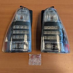 03-09 Toyota 4Runner LED Black / Clear Tail Lights