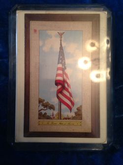 Acrylic frame with American Flag