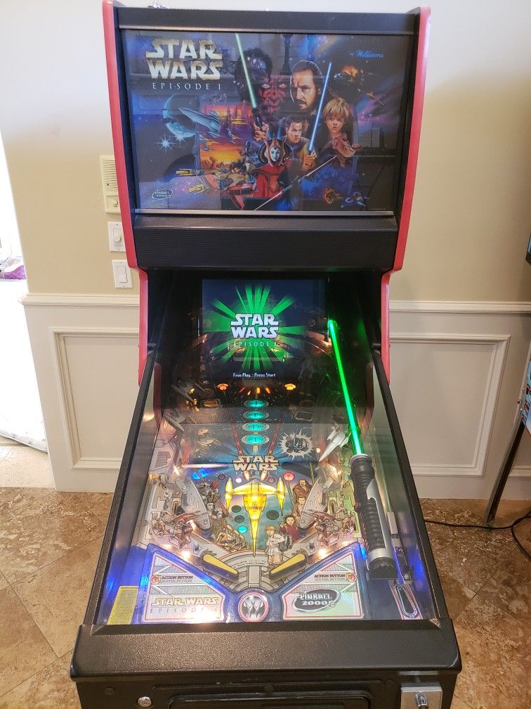 Star Wars Episode 1 Williams Pinball Machine