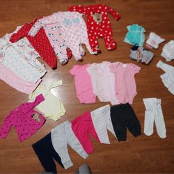 0-3m & 3m Girl Clothes