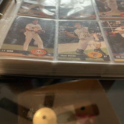 Binder Of Baseball Cards